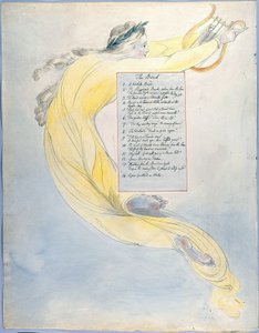 トーマス・グレイの詩、デザイン52詩の進歩 作： William Blake